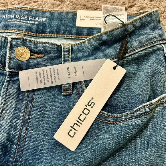 Chico’s Fernanda Indigo Jeans, NWT - Picture 9 of 15
